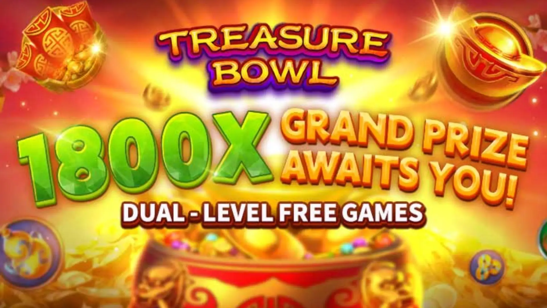 Multiplicadores Treasure Bowl 900bet - 7777x Máximo com Tigela Dourada